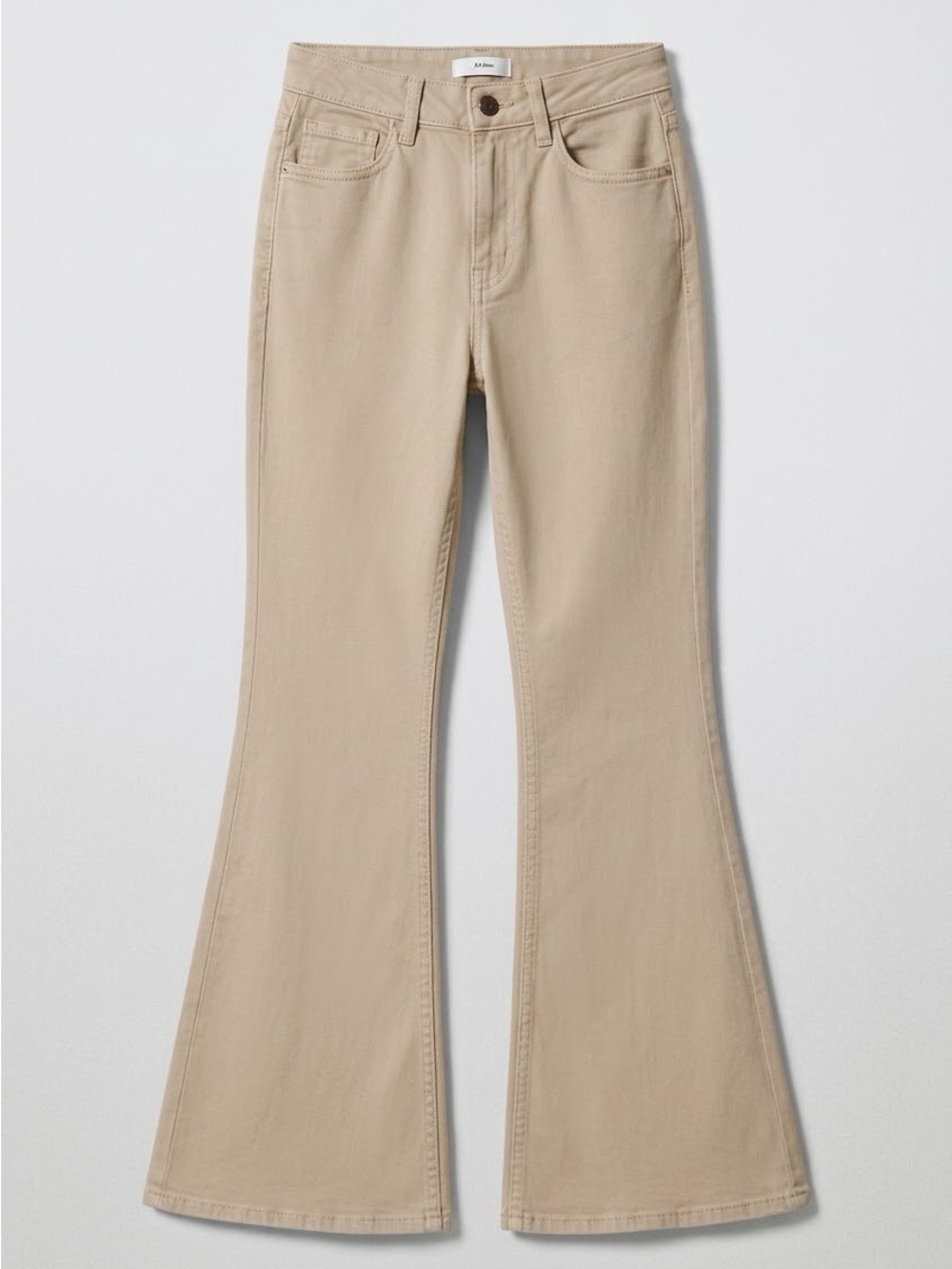 Cotton On Original Flare Jeans High Rise Soft Pink Size 6